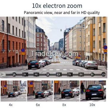 10x zoom panoramic wireless surveillance camera wifi outdoor