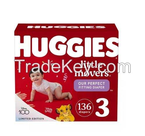 Bulk Supply Wholesale Price Huggies  Little Movers / Little Snugglers Baby Diapers