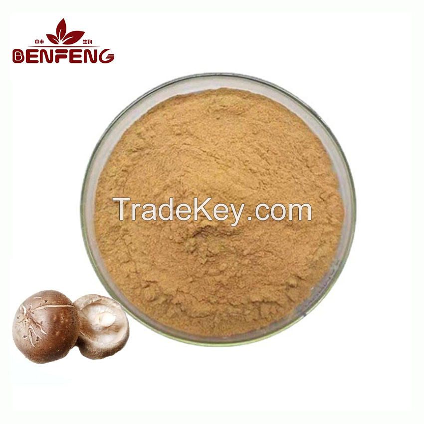 ISO Shiitake Mushroom Extract Powder High Quality 30% Shiitake Mushroom Polysaccharide