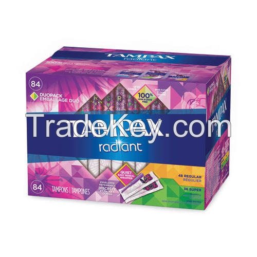 Tampax Menstrual Pads  Tampon Bulk Supply Wholesale Price Original Quality