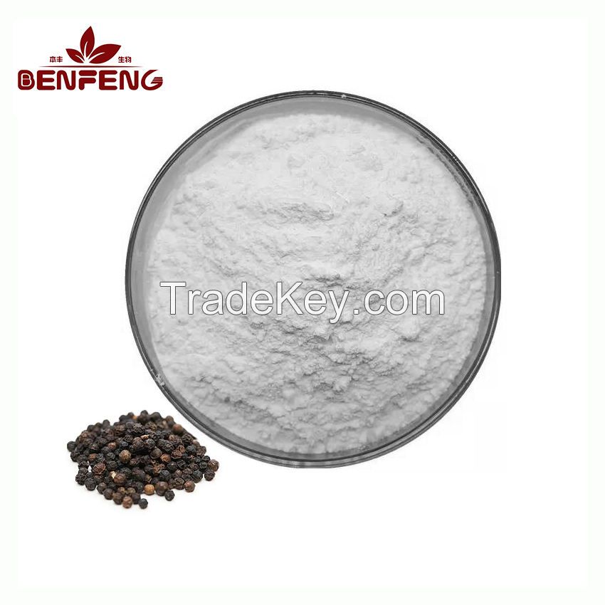 High Quality Black Pepper Extract CAS 94-62-2 Natural 98% Piperine Powder
