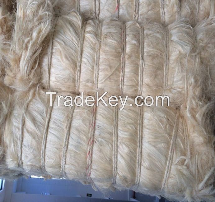 100% Natural Sisal Fiber /Factory Supply Raw Sisal Fiber Sisal Fiber Rope