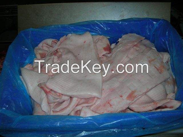 Frozen pork back fat