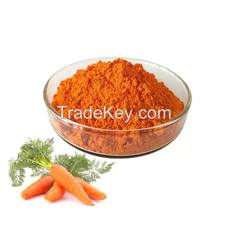 ISO High Quality Carrot Extract Powder Spray Drying 100% Food Addition Carrot Juice Powder
