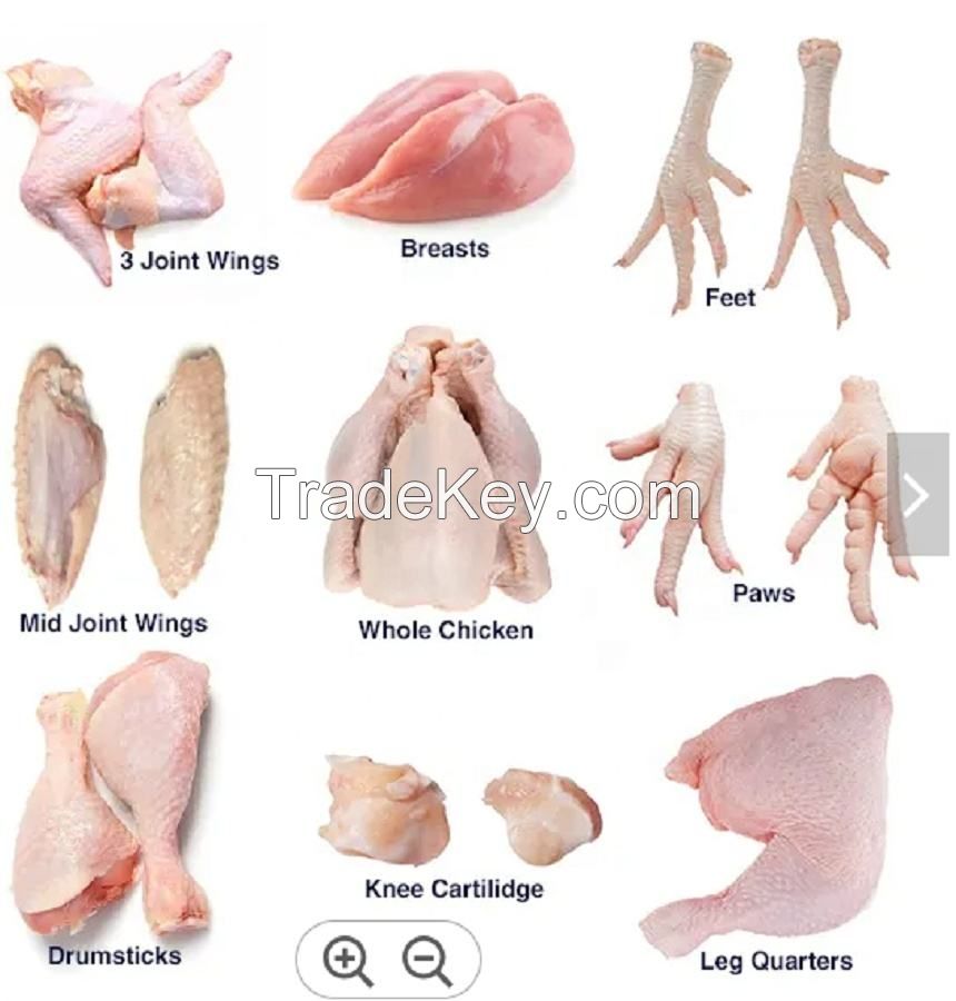 Wholesale custom private label paws food grade 10kg 25tons 15days halal chicken feet wings frozen chicken paws