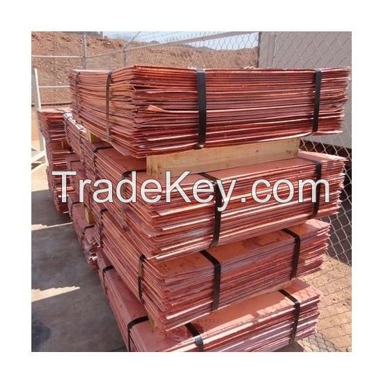 Purity 99.97%-99.99% Copper Cathode  Available Here At Best Wholesale Pricing