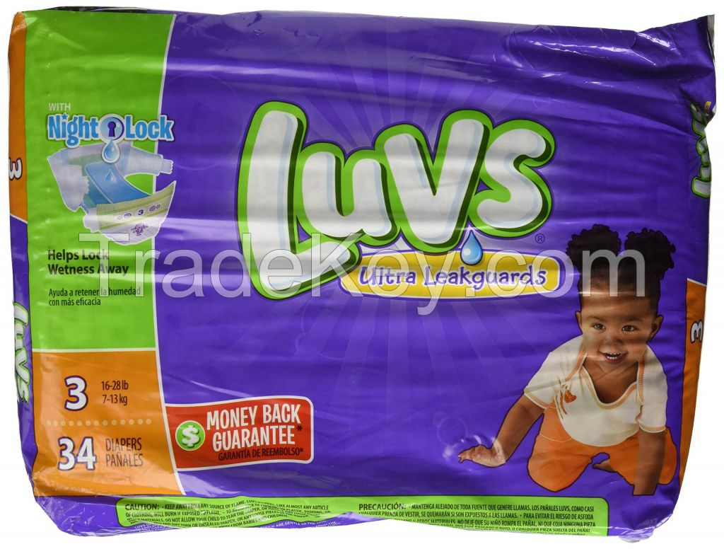 Bulk Supply Luvs / Disposable Diapers / Baby Diapering Products  Wholesale Price Top Sale