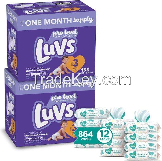 Bulk Supply Wholesale Price Luvs / Disposable Diapers / Baby Diapering Products