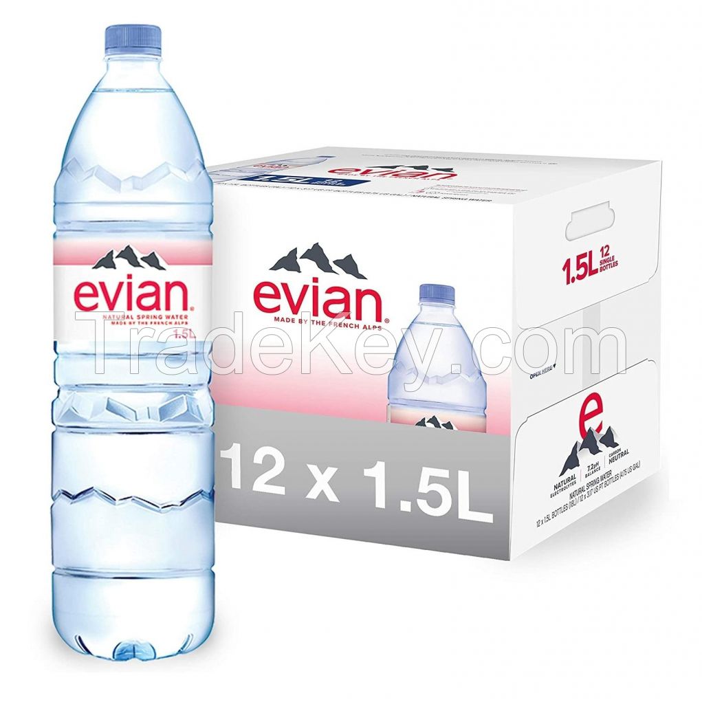 Wholesale Price Supplier of Evian mineral water 33cl, 50cl &amp; 1.5ltr Bulk Stock With Fast Shipping