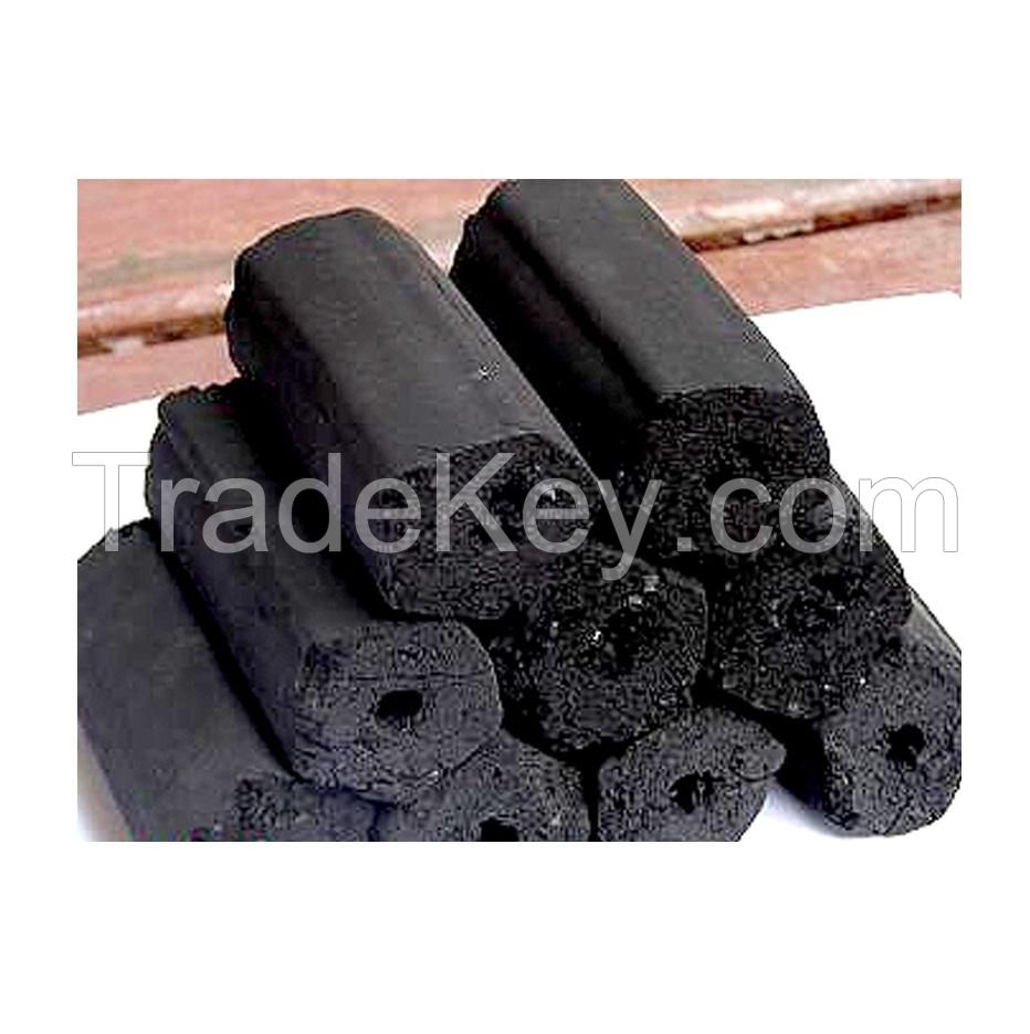 Cheap Price Wholesale 100% Coconut Shell Charcoal Shisha Hookah Charcoal Hexagonal Stick Shape From Brazil Supplier