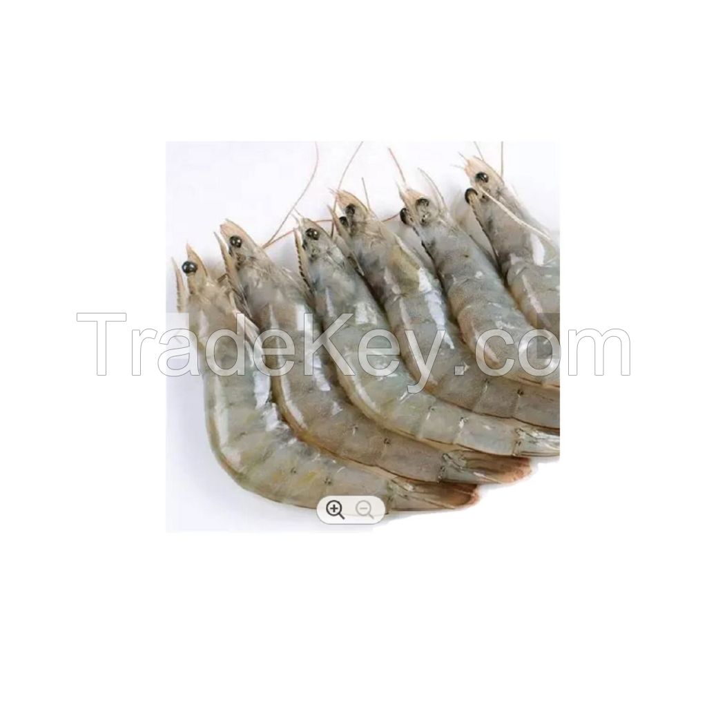 Wholesale custom private label food grade 10kg carton 15days prawn vanamei tiger shrimp PD frozen vannamei shrimp