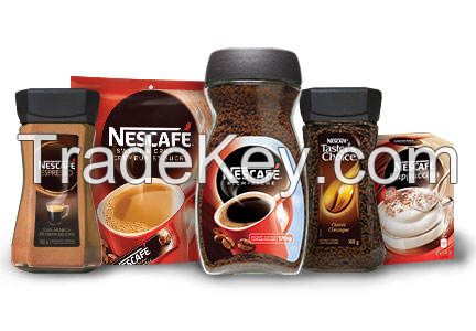 High Bulk Supply Classic Original Nescafe Packaging Bottles and bags