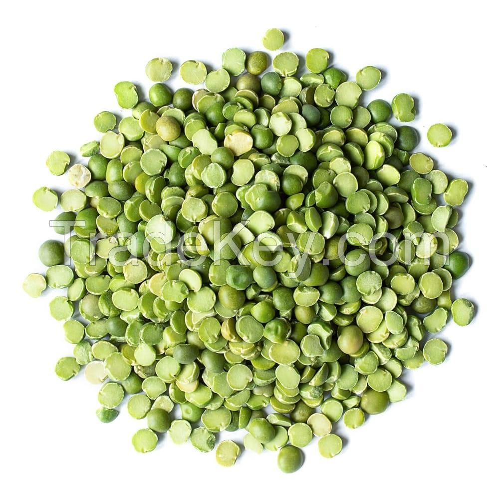 Premium quality food grade dried green peas in low price