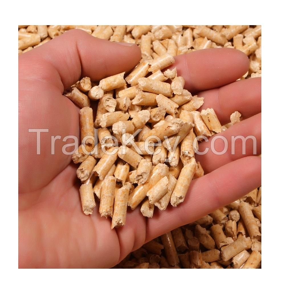 Top Quality Pure Pine &amp; Fir Wood Pellets 6mm (Wood Pellets in 15kg Bags) For Sale At Cheapest Wholesale Price