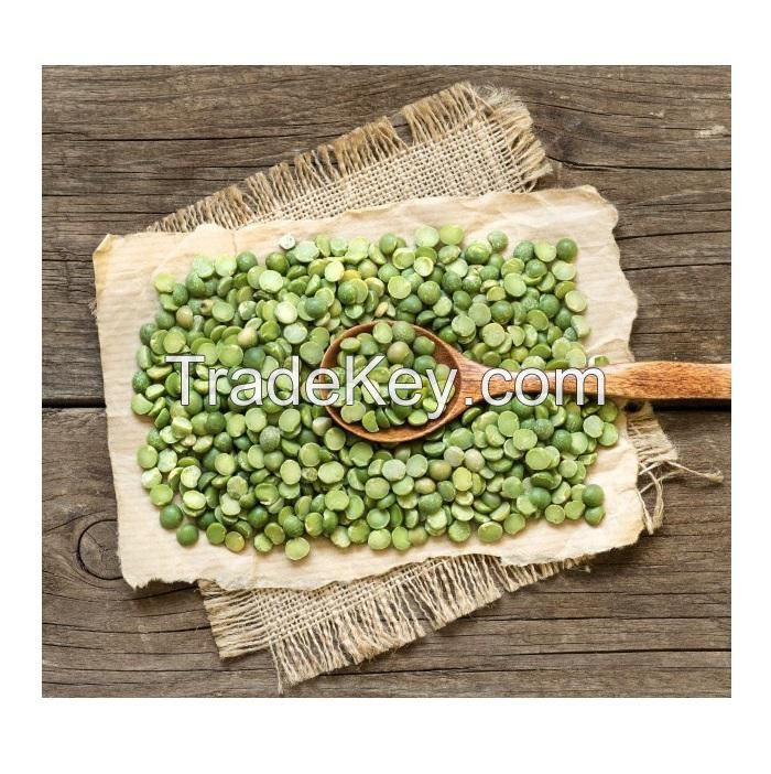 Premium quality food grade dried green peas in low price