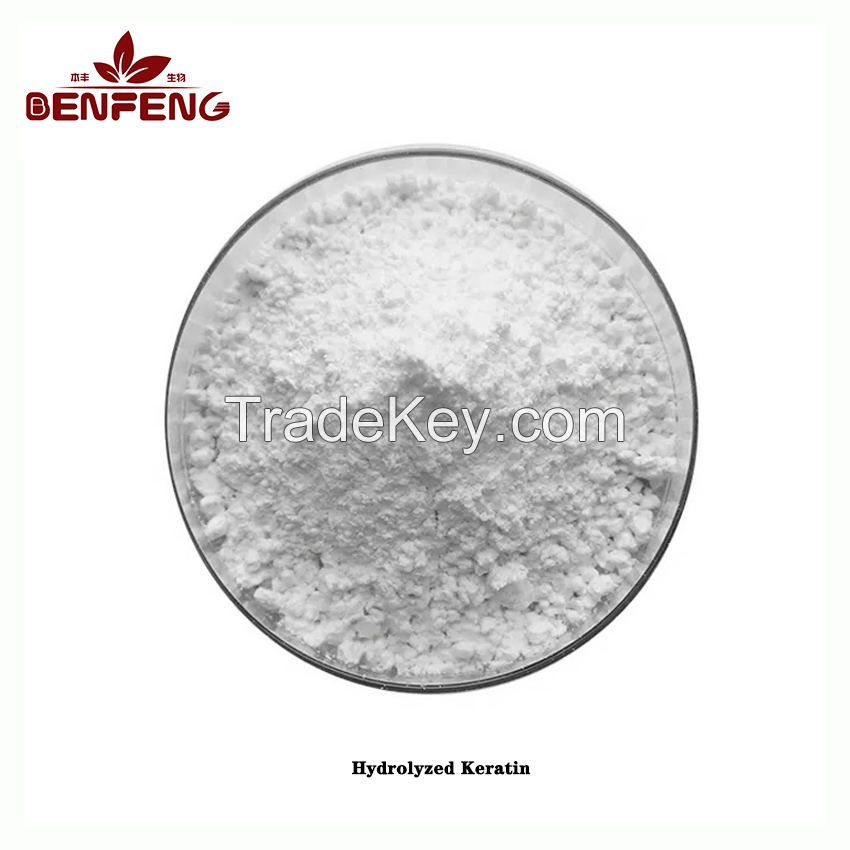 Supply Cosmetic Grade Hydrolyzed Keratin CAS 69430-36-0 Keratin Hydrolyzed Powder