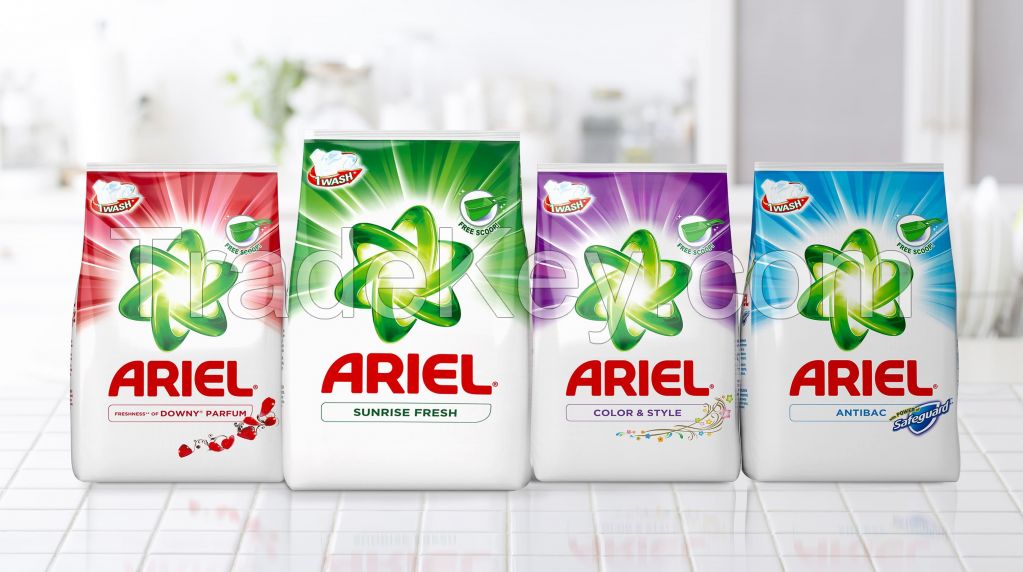 Ariel Washing Liquid Laundry Detergent Tablets Capsules Powder World wide