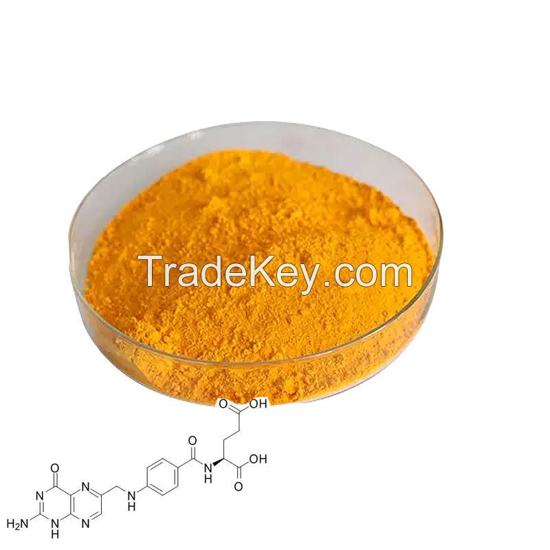 High Quality Vitamin B9 Folic Acid Supplement Raw Material 99% Purity Folic Acid powder