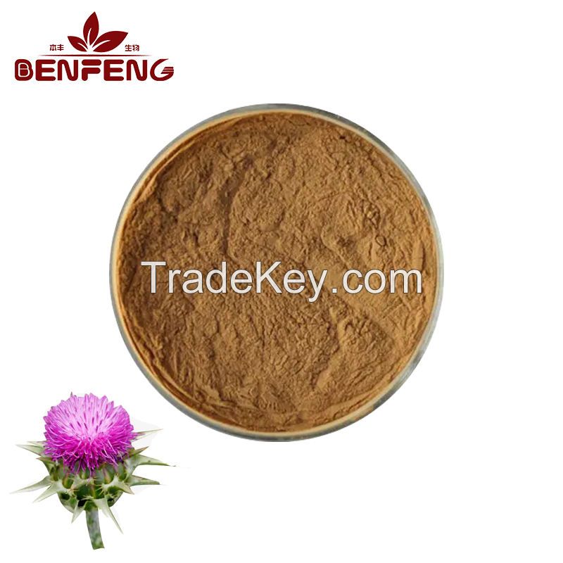 Bulk Milk Thistle Seed Extract For Liver Protection 10:1 Milk Thistle Extract Powder