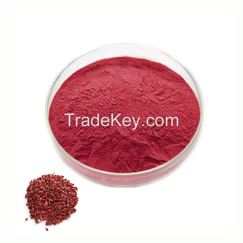 Bulk Red Yeast Rice Extract Powder Nutritional Supplement 5% Monacolin k