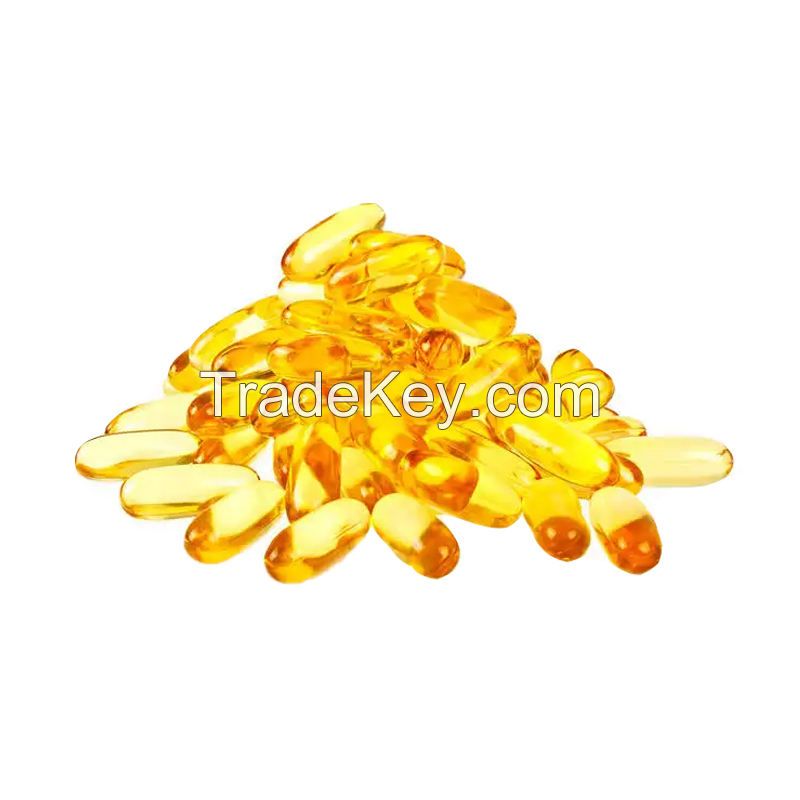 Pure Vitamin A/Vitamin D Supplement Cod Liver Oil Capsules Softgel Organic Cod liver Oil
