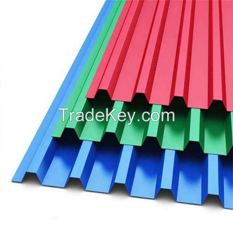 Hot Sale ppgi Galvanized Corrugated Roofing Steel Sheet With Price Zinc Coated Galvanized Roofing Plate