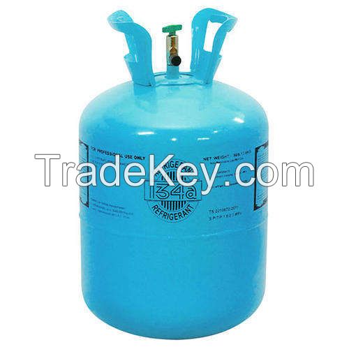 REFRIGERANT R134A disposable cylinder factory purity 99.9% R134a refrigerant gas..