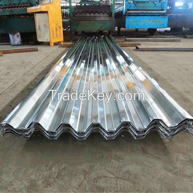 Hot-Dipped Zinc GI Galvanized steel corrugated galvanized zinc roof sheets for Container Plate Building Material