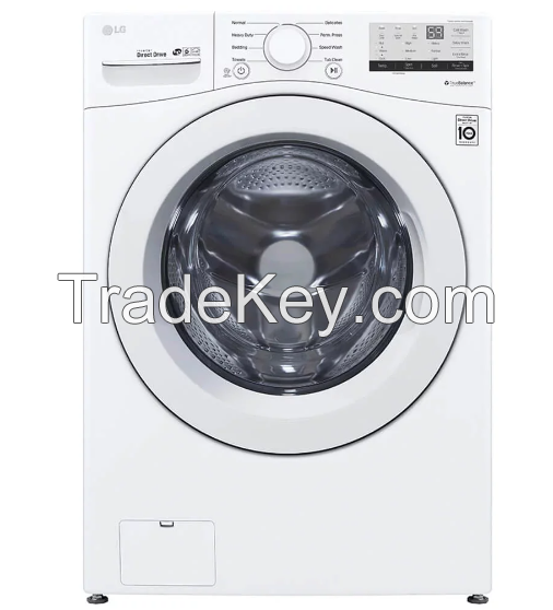 White Electric Front Load Washer