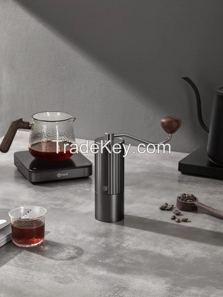 Meow/ Hand Grinder Coffee Bean Manual Grinder Stainless Steel Core Grinder Bean Grinder Hand Grinder Coffee Machine