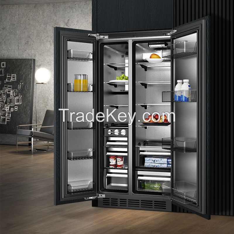 Household Appliances 455L Air-cooled and frost-free Built-in double door refrigerator