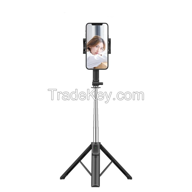 Mobile phone live streaming stand selfie stick tripod Bluetooth shooting landing photography overhead stabilizer tripod