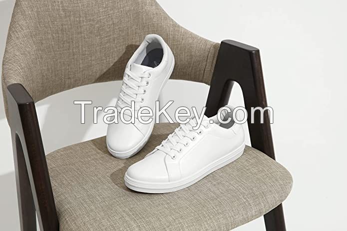 Jousen Mens Sneakers White Mens Casual Shoes Soft Breathable Fashion Sneakers for Mens