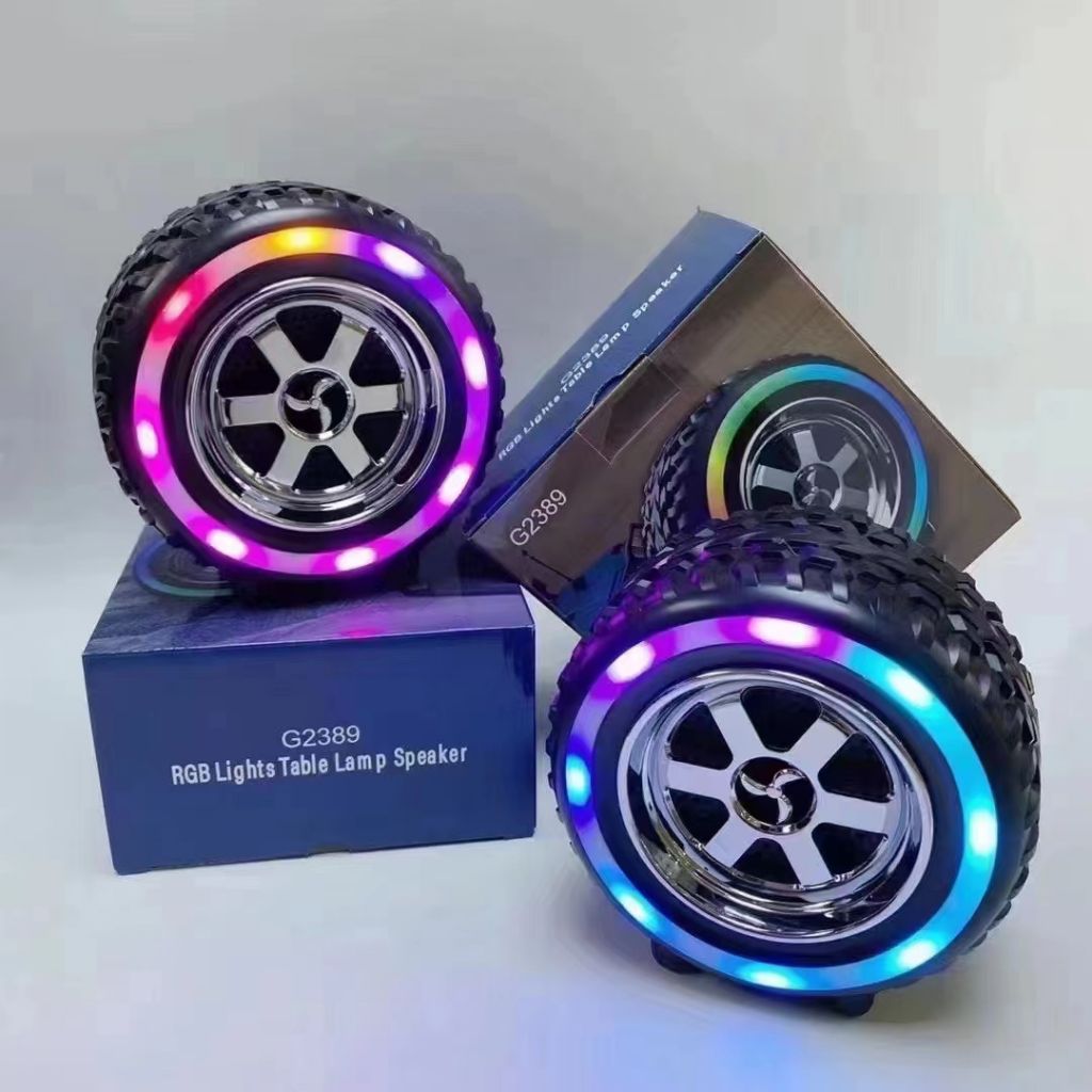 Vehicle wheel Bluetooth speaker