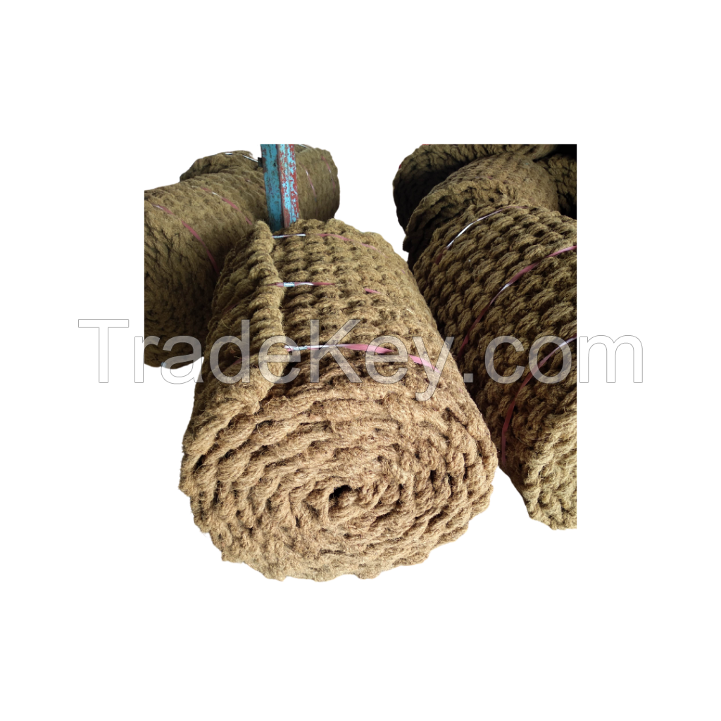 Round Coconut Fiber Handwoven Door Mats For Home Entrance with the cheap price