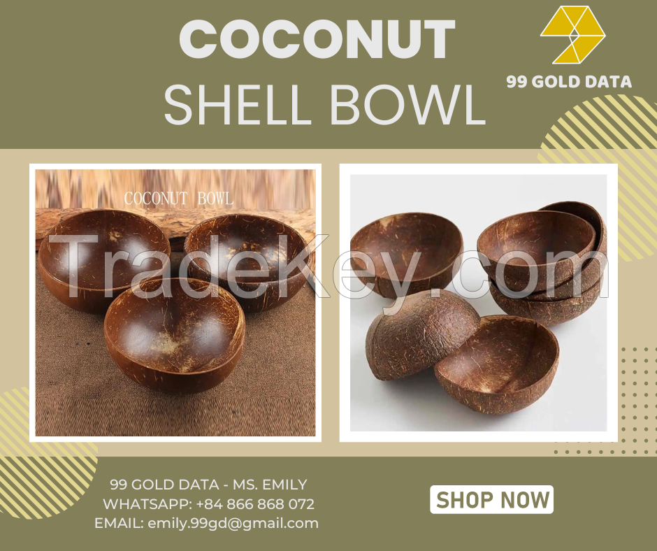 Eco-friendly coconut bowl for export/coconut bowl vietnam/coconut bowls shells