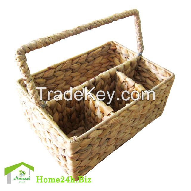 Baskets Divider Candy, Wicker Water Hyacinth Divider Tray