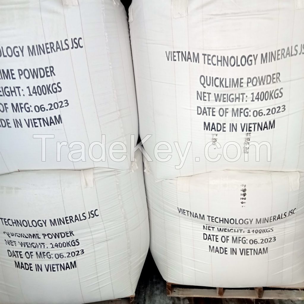 Quicklime Powder Min 90% Calcium Oxide Vietnam Factory Supply