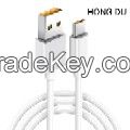 Super Fast charge 5A data cable for Android Huawei Apple 120w charging cable USB mobile phone data cable