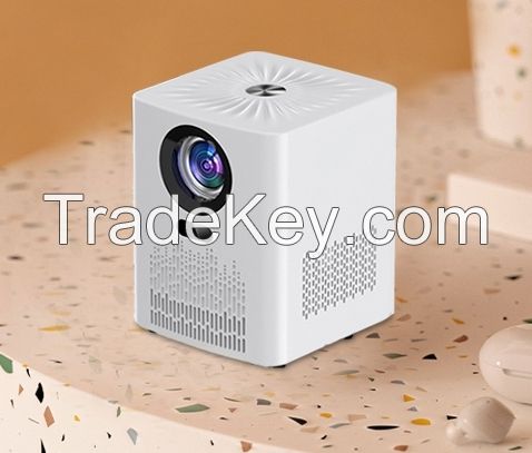 YC New 5G projector Home ultra-high definition projection bedroom 1080P smart phone projection home theater small dormitory student portable office projector