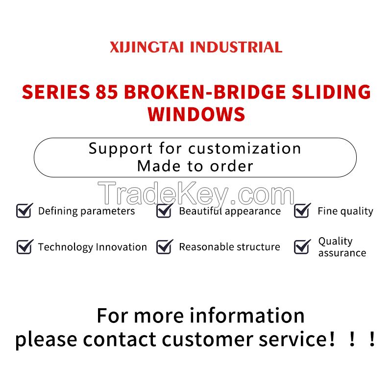 85 series bridge cutoff sliding window