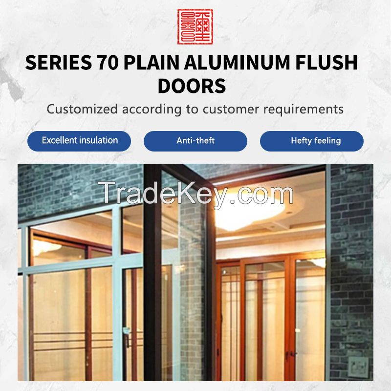 70 Series Ordinary Aluminum Side Hung Door