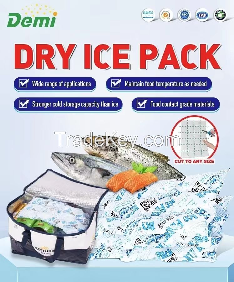 Meat Absorbent Pad for meat, poultry, seafood, fish, fruits, vegetable. Dry Ice Pack for cold chain delivery
