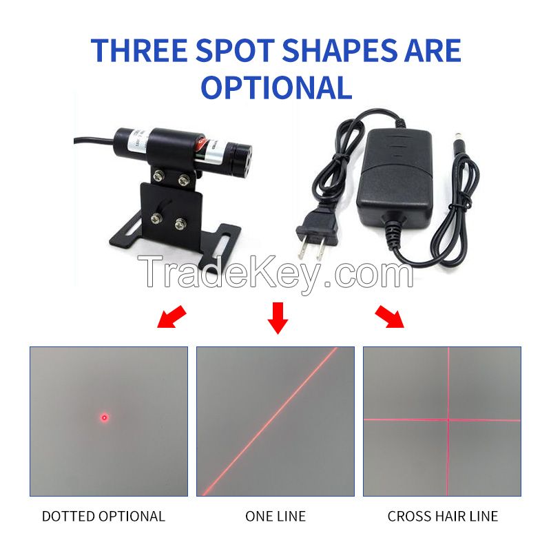 Infrared Laser Positioning Lamp (word, cross, DOT) Uses Woodworking, Clothing, Stone Machinery