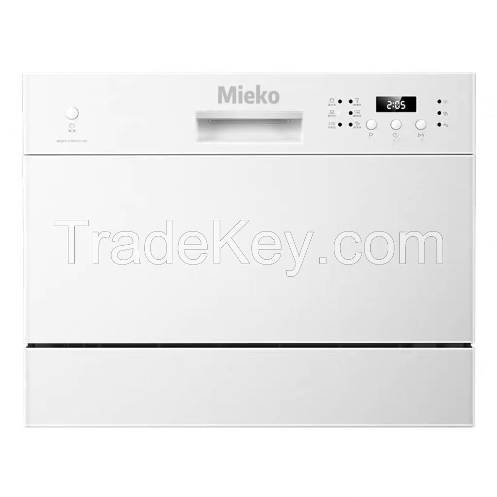 Mieko fully automatic drying and storage integrated embedded small dishwasher