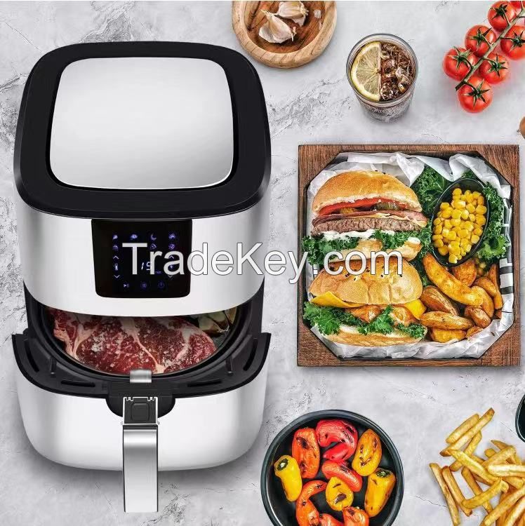 Lucky Airfryer Home Appliances Use Electric No Oil Portable Smart Digital Commercial Airfryers For Kitchen