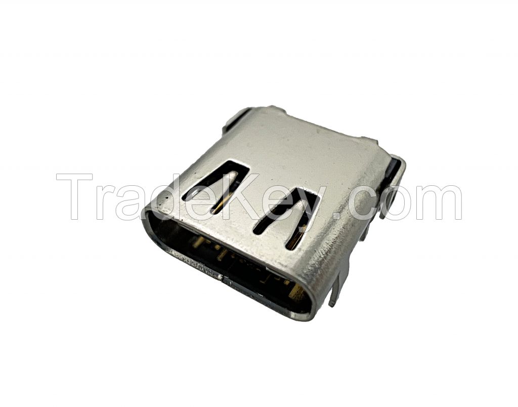 USB TYPE-C DIP+SMT 24pin Receptacle Interface