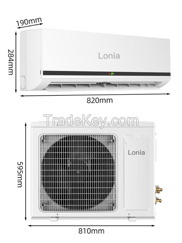 Lonia Wall Mounted Air Conditioner 1 Piece Big 1.5 Piece Big 2 Piece Fixed Frequency Cold and Warm Hanging Machine Frequency Conversion Dehumidification Air Conditioner