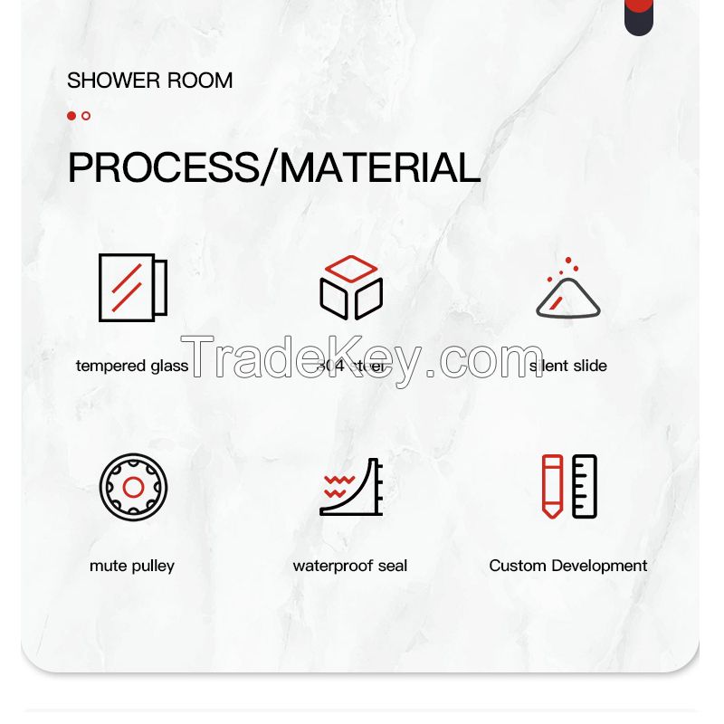 HY-2006 DOUBLE MOVING DOOR SHOWER ROOM Type1