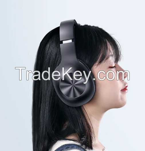 2023 New FCC CE Earphones Over-ear Headphones Headsets with Mic 100hrs Listening Noise Cancelling